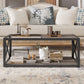 Industrial Style Coffee Table for Bedroom & Living Room