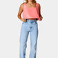 Buddylove - Manning Vegan Leather Cropped Tank Top