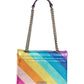 Kurt Geiger Women's Rainbow Shop Kensington Leather Crossbody Bag Pink Size Regular