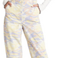 Topshop Blue Camo Print Utility Pants Size 8 US