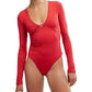Free People - Victoria Plunge Bodysuit