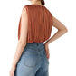 Steve Madden - Milana Satin Bubble Top With Shoulder Pads