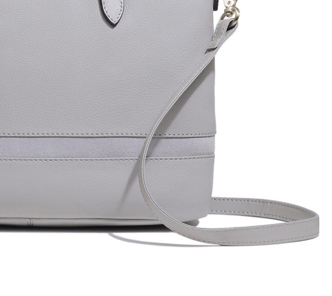 Radley London Women's Zip Top Satchel Bag Gray Size Small