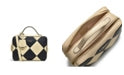 Radley London Women's York Avenue Checkerboard Mini Zip Top Crossbody Bag Beige Size One Size
