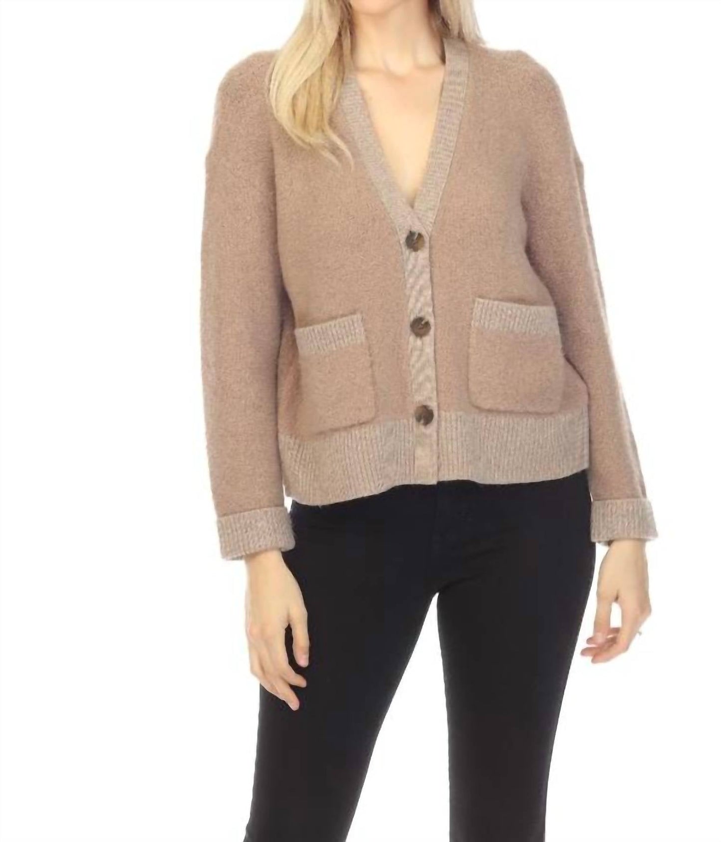 Johnny Was - Calme Teddy Bear Long Sleeve Knit Cardigan