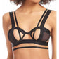 Bluebella Women's Marseille Embroidered Bra 41815 Black Size 38D
