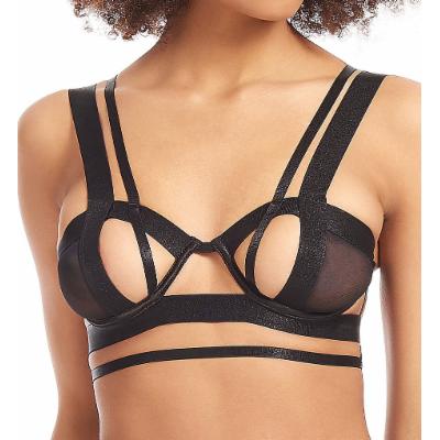 Bluebella Women's Marseille Embroidered Bra 41815 Black Size 38D