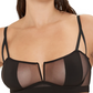 Bluebella Women's Orla Mesh Thong Underwear Black Size XXX-Large