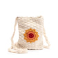 Skinnydip London Women's Crochet Mini Crossbody Pouch White Size Regular