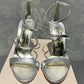 Sophia Webster Women's Rosalind Almond Toe Crystal Star High Heel Sandals Gray Size 6.5