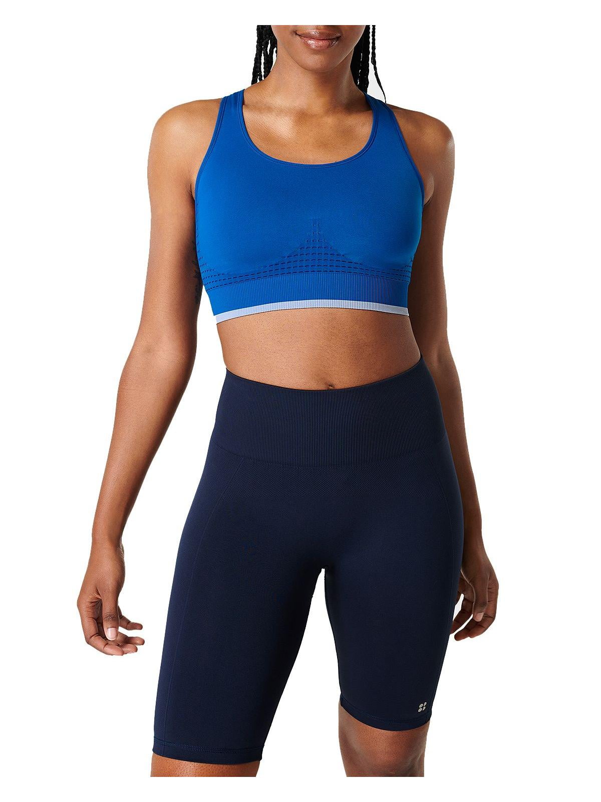 Sweaty Betty Women's Oxford Blue Stamina Sports Bra Size X-Small