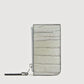Allsaints Little Marlborough Croc Embossed Card Case Gray