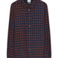 Paul Smith Men's Tailored Plaid Shirt Blue Size Small