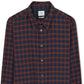 Paul Smith Men's Tailored Plaid Shirt Blue Size Small