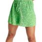 ASOS DESIGN Medium Green Ditsy Floral Shorts Size 0 US
