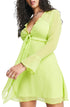 asos-womens-light-green-long-sleeve-minidress-size-6-us