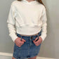 Love Daisy - Crop Hoodie Sweatshirt