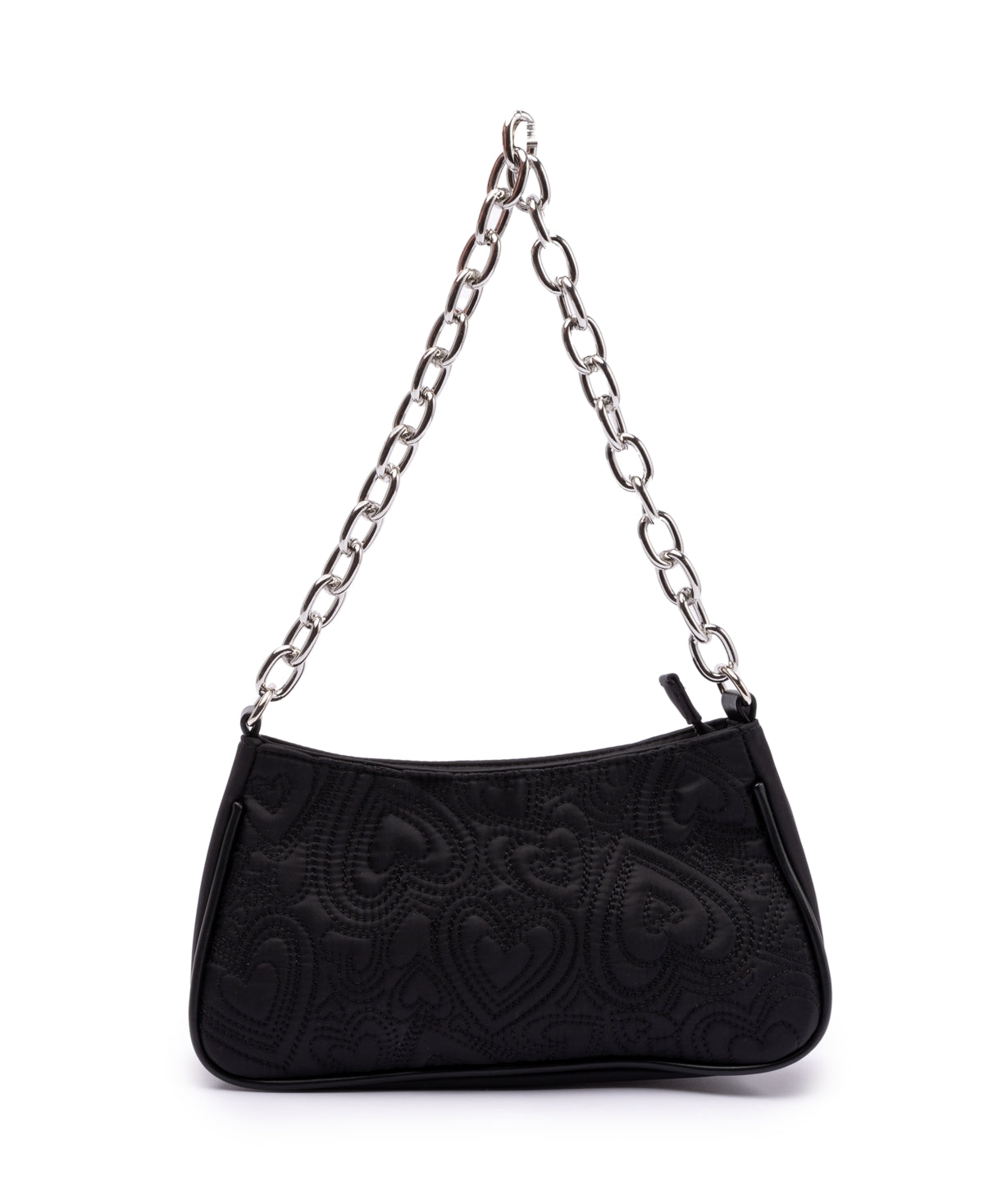 Skinnydip London Women's Gianna Nylon Heart Quilt Shoulder Bag Black Size Regular