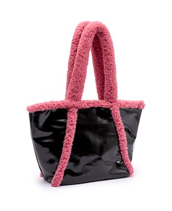 Skinnydip Women's Alexa Borg Trim Tote Black Size Regular