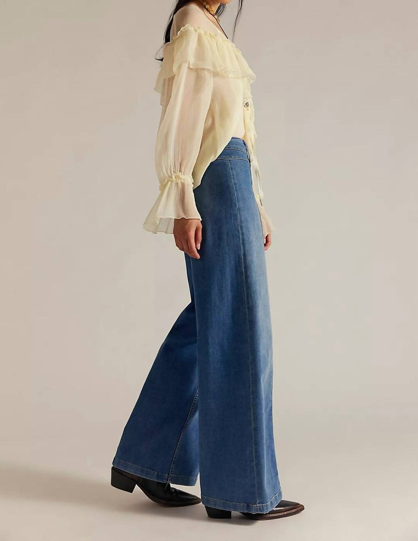 Free People - Libre Wide Leg Jeans