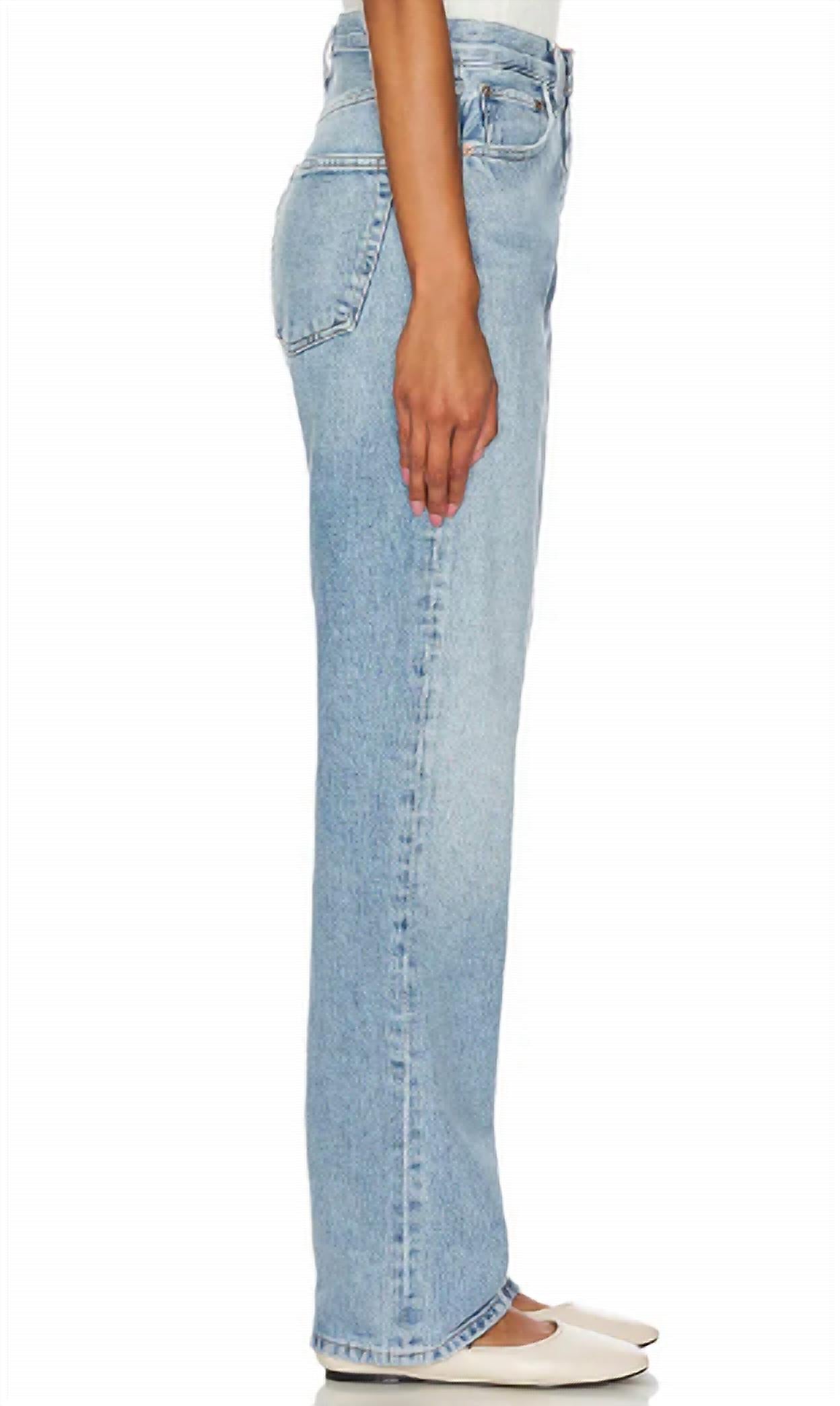 Agolde - Kelly High Rise Relaxed Straight Jeans