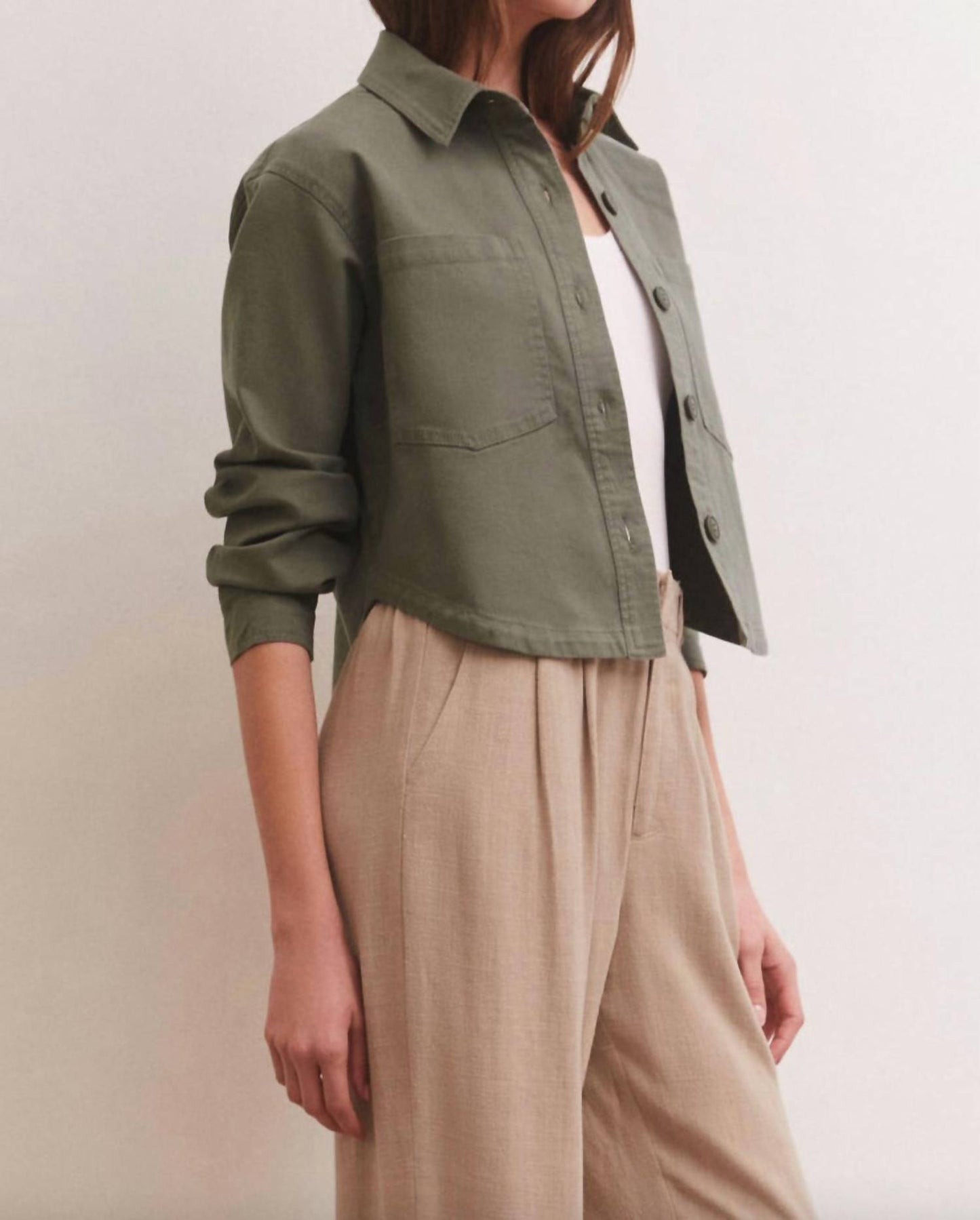 Z Supply - All Day Cropped Twill Jacket