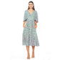 Alexia Admor Womens August Draped Fit and Flare Midi Midi Dress Green Size 6