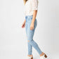 Judy Blue - Mid Rise Tummy Control Destroy Skinny Jeans