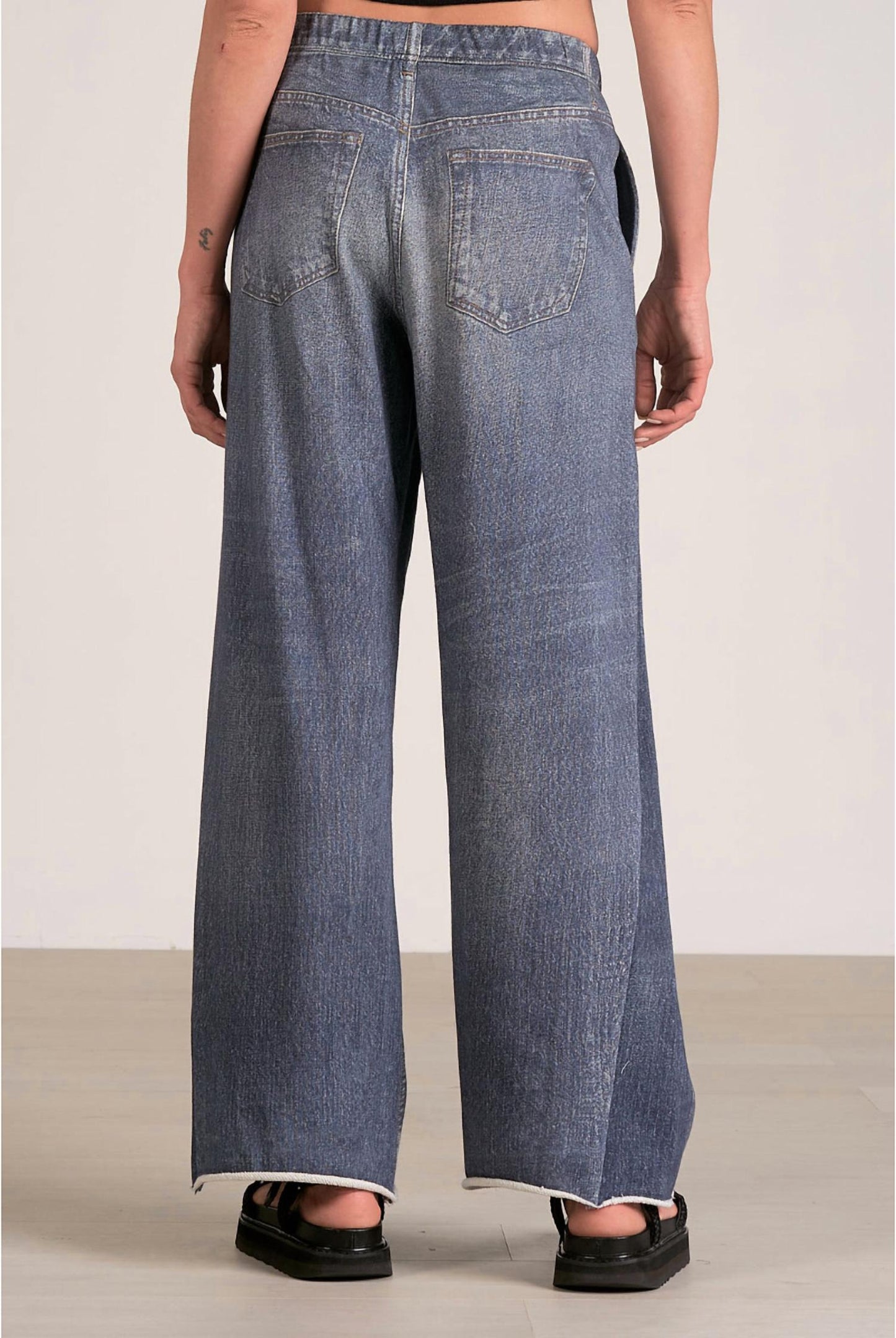 Elan - Mira Print Wide Leg Sweatpants