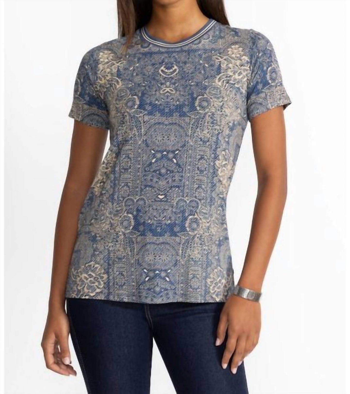 Johnny Was - JANIE FAVORITE SHORT SLEEVE CREW NECK TEE