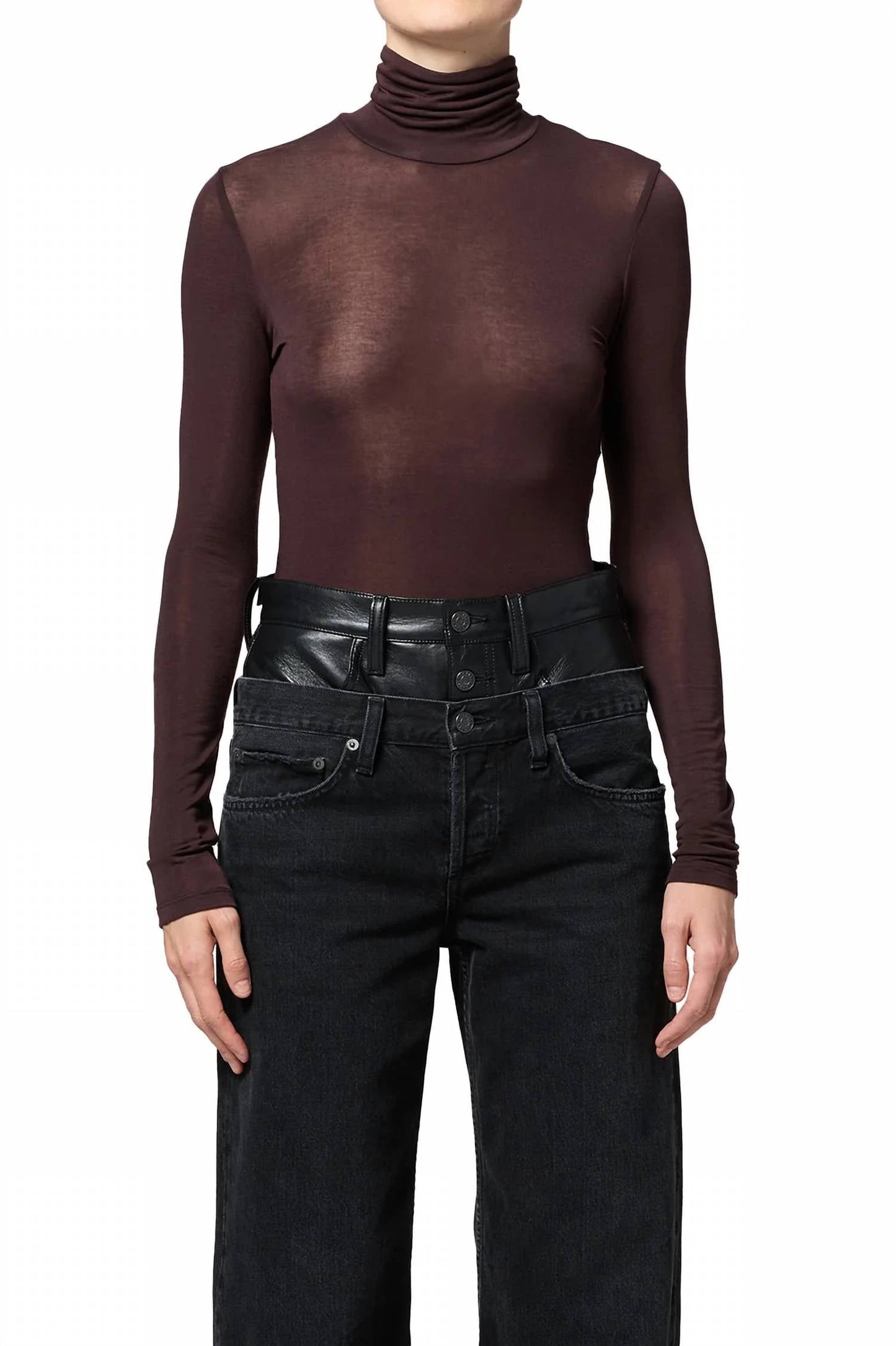 Agolde - Women's Pascale Turtleneck Sweater