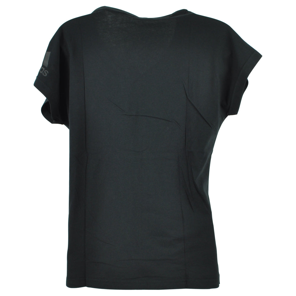 Adidas USA Volleyball Sports Short Sleeve V-Neck Womens Ladies Tshirt Tee Medium