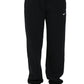 Nike Women's NSW Sportswear Essential Fleece Pants Joggers (as1, Alpha, m, Regular, Regular, Black/White, Medium)