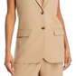 Wayf Wilshire Notch Collar Vest  Size Large