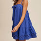 Listicle - Front-tie Tunic Dress
