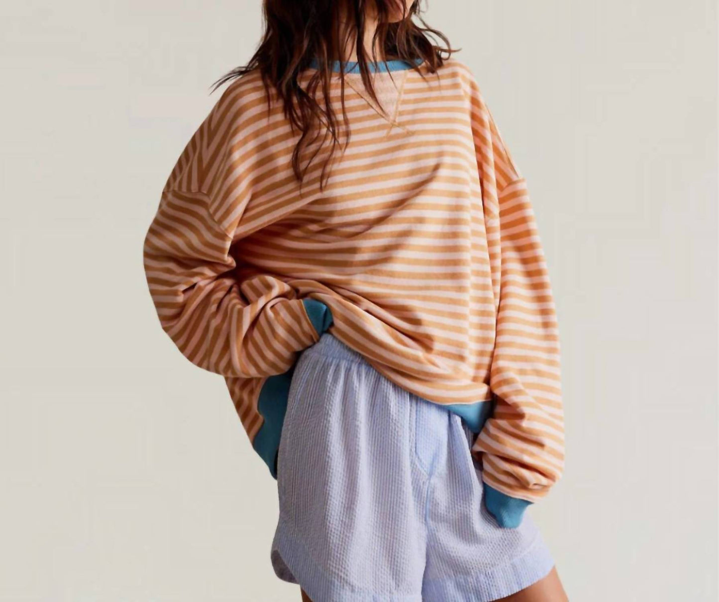 Free People - Classic Striped Crew Sweater