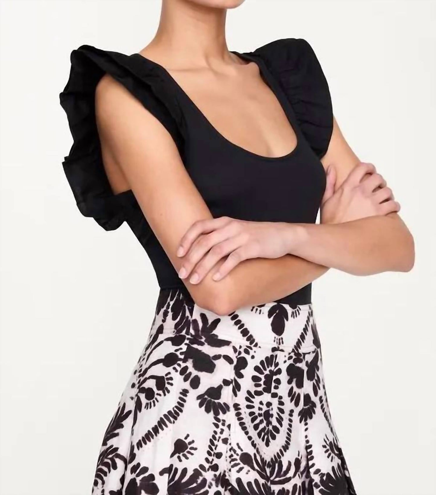 Marie Oliver - Anna Ruffle Sleeves Top