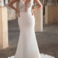 Adore - Beaded Plunging Neckline Wedding Gown