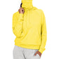 Betsy & Adam Womens Solid Built In Mask Hoodie Yellow M