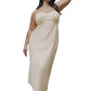 ELOQUII Women's Plus Size Cup Detail Poplin Column Dress - 24, Lemon Icing