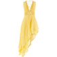 GUESS Womens Eco Sleeveless Danny Dress Raise Sun Yellow Extra Large
