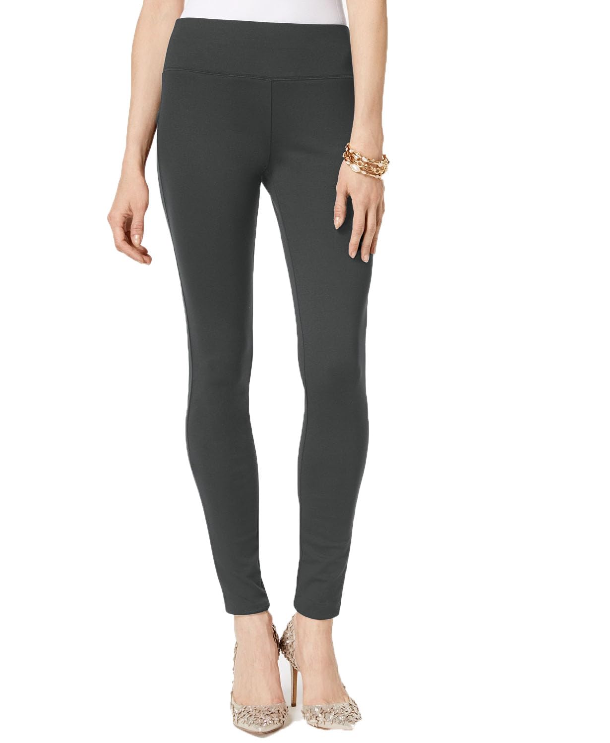INC International Concepts Women's Petite Pull-On Ponte Skinny Pants Size 10