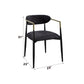 Jaramillo - Chenille Side Chair (Set of 2) - Black