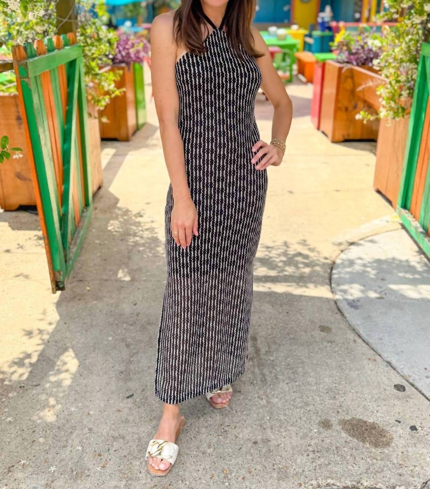 Steve Madden - Stripe Tatum Midi Dress