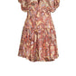 A.L.C. - Luna Print Smocked Mini Dress