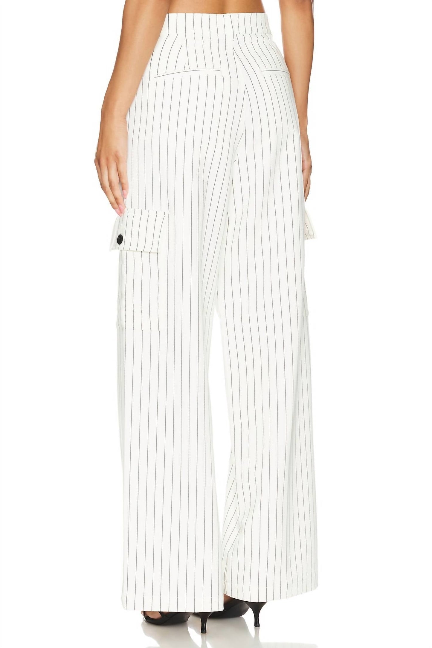 Pistola - Brynn High Rise Relaxed Stripe Cargo Pants