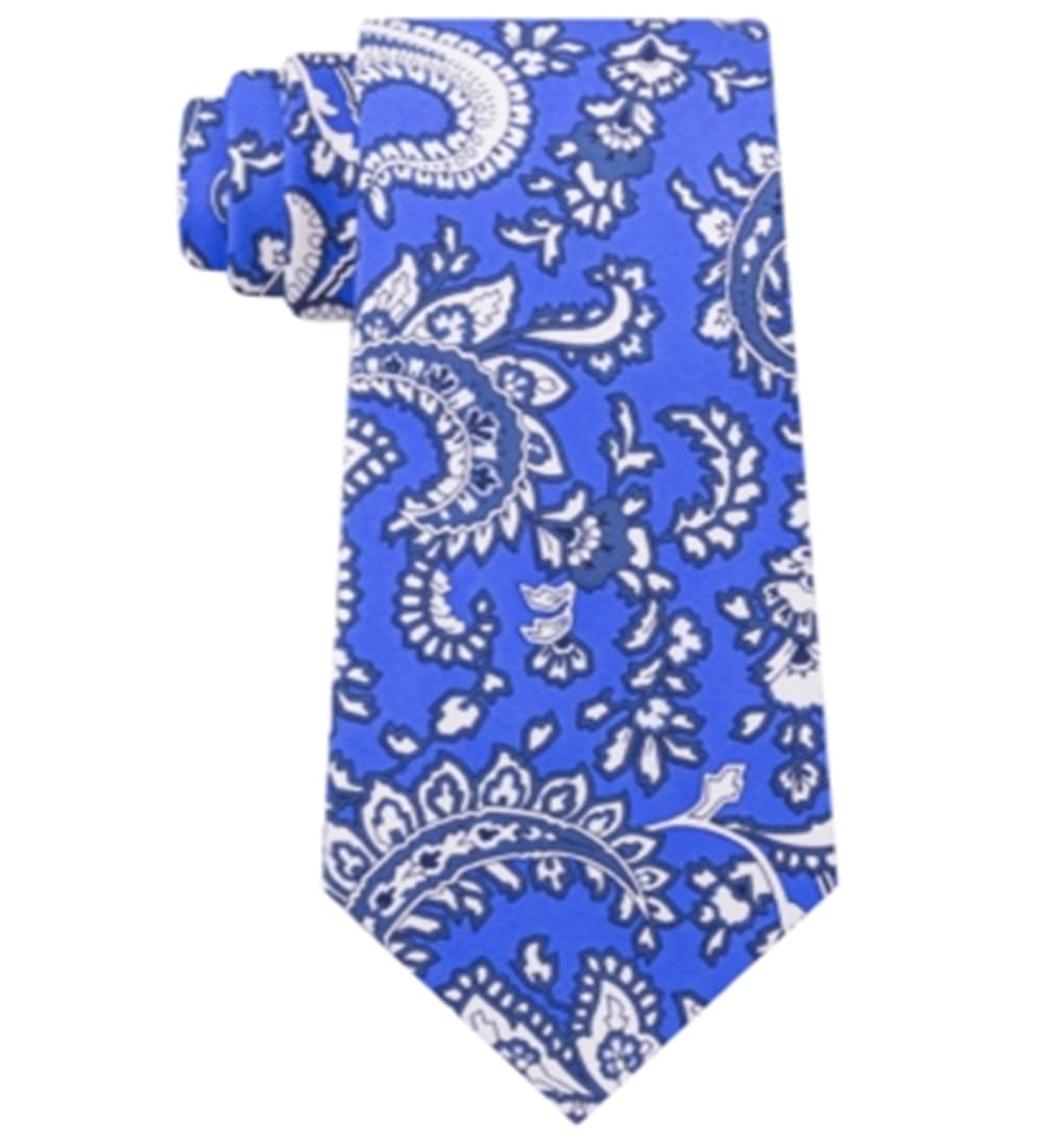 tommy-hilfiger-mens-blue-paisley-slim-neck-tie