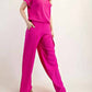 Trendsi - Celeste Textured Wide-Leg Pants with Pockets