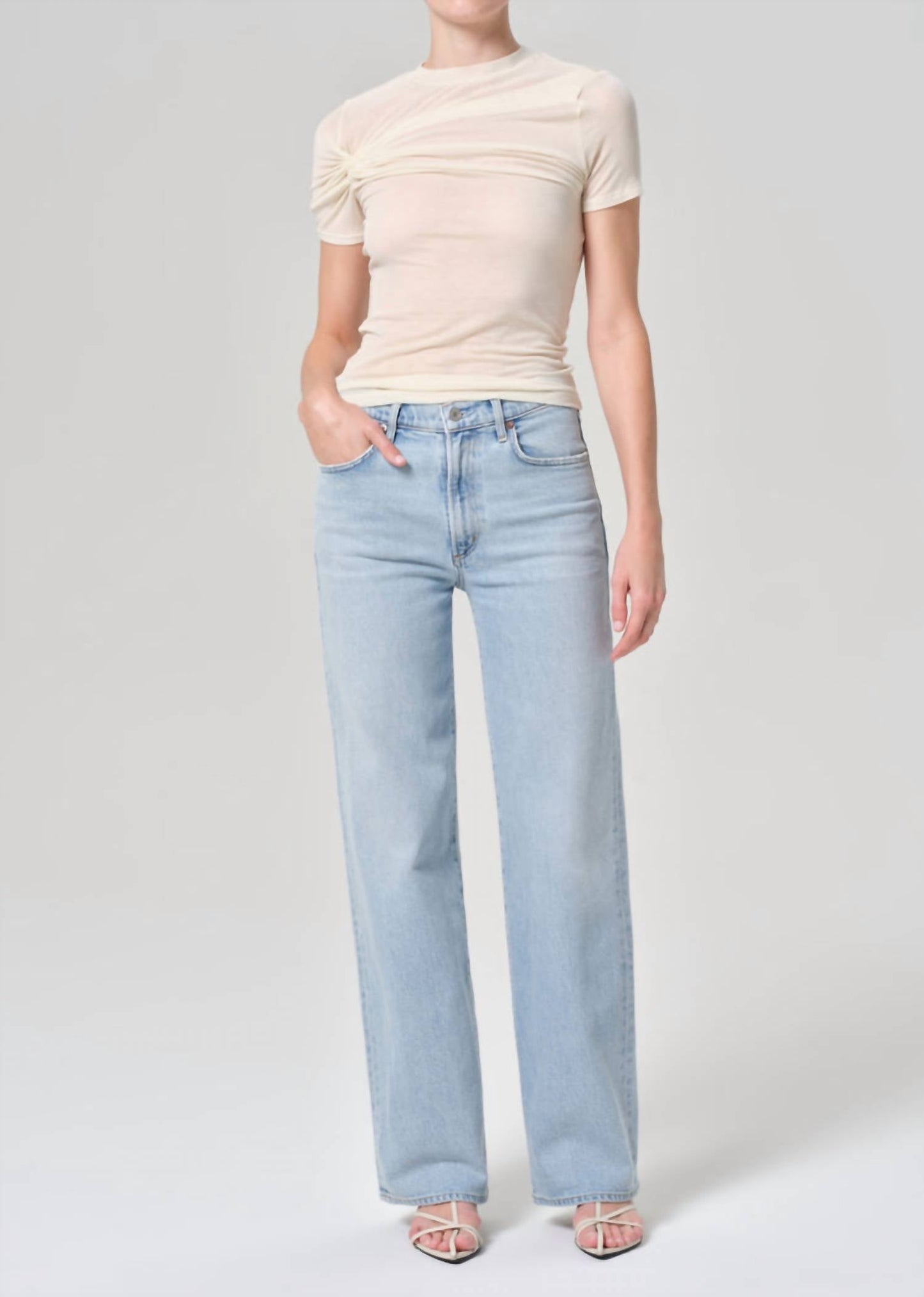 Agolde - Harper Jean Mid Rise Relaxed Straight