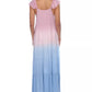 Raviya Women's Tiered Maxi Dress Cover-Up Women's Swimsuit Mauve Ombre Small